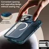 iPhone 17 Pro Redpepper IP68 Magnetisk vandtæt cover - Blå