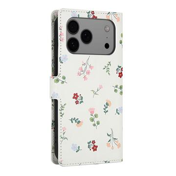 iPhone 17 Pro Rhombisk Blomsterpung - Roser