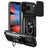 iPhone 17 Pro Roterende Ring Hybrid Cover med Kameraskjold - Sort
