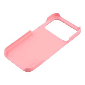 iPhone 17 Pro Gummibelagt Plastik Cover - Pink