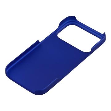 iPhone 17 Pro Gummibelagt Plastik Cover - Blå