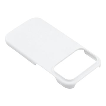 iPhone 17 Pro Gummibelagt Plastik Cover - Hvid