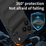 iPhone 17 Pro Rugged TPU Cover - Sort