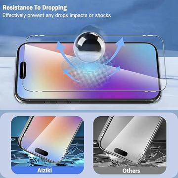 iPhone 17 Pro Saii 2-i-1 TPU Cover & Skærmbeskyttelse Hærdet Glas