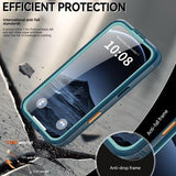 iPhone 17 Pro Shellbox M Series IP68 vandtæt cover - dykkercover med MagSafe-kompatibilitet - Blå