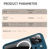 iPhone 17 Pro Shellbox M Series IP68 vandtæt cover - dykkercover med MagSafe-kompatibilitet - Blå