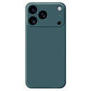 iPhone 17 Pro Stødsikkert Silikone Cover - sortgrøn
