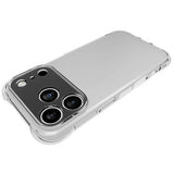 iPhone 17 Pro Stødtæt TPU Cover - Gennemsigtig