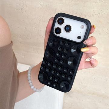 iPhone 17 Pro Silikone cover med sugekop - Sort