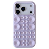 iPhone 17 Pro Silikone cover med sugekop - lyslilla
