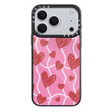 iPhone 17 Pro Slim MagSafe Hybrid Cover - hjerter