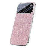 iPhone 17 Pro Mousserende Glitter Hybrid Cover - Pink
