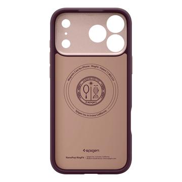 iPhone 17 Pro Spigen Nano Pop MagFit Cover - Bourgogne bønne