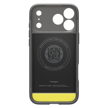 iPhone 17 Pro Spigen Rugged Armor Mag TPU Cover - Grå