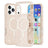 iPhone 17 Pro Stylish Glitter Series Hybrid Cover - MagSafe kompatibel - Guld