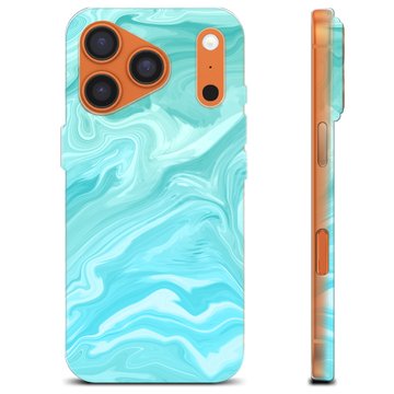 iPhone 17 Pro TPU Cover - Blå Marmor