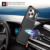 iPhone 17 Pro TPU Cover med Kortholder - Sort