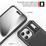 iPhone 17 Pro TPU Cover med Kortholder - Sort