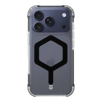 iPhone 17 Pro Tactical MagForce Hexagon Cover - MagSafe-kompatibel - sort / gennemsigtig