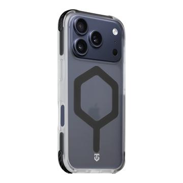 iPhone 17 Pro Tactical MagForce Hexagon Cover - MagSafe-kompatibel - sort / gennemsigtig