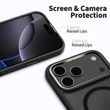 iPhone 17 Pro Tech-Protect MagEdge Cover - MagSafe-kompatibel - mat sort / gunmetal