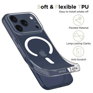 iPhone 17 Pro Tech-Protect FlexAir Magnetisk TPU Cover - klar
