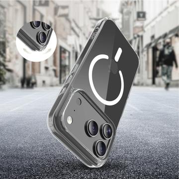 iPhone 17 Pro Tech-Protect Flexair Magnetisk Hybrid Cover - Gennemsigtig