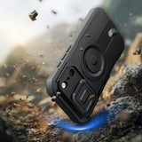 iPhone 17 Pro Tech-Protect Kevlar MagSafe Cover - Sort