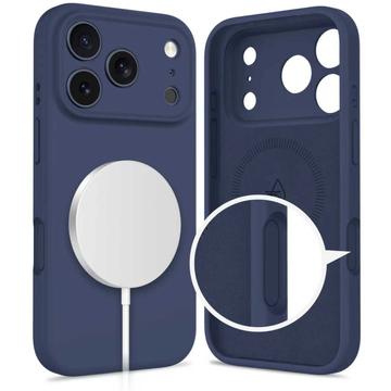 iPhone 17 Pro Tech-Protect flydende silikone cover - MagSafe-kompatibel - Dybblå