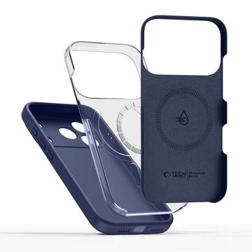 iPhone 17 Pro Tech-Protect flydende silikone cover - MagSafe-kompatibel - Dybblå
