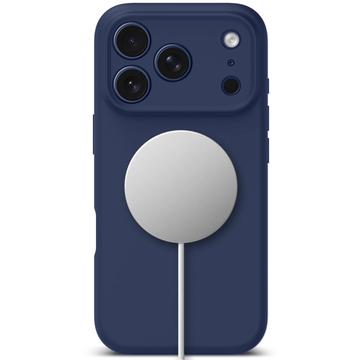 iPhone 17 Pro Tech-Protect flydende silikone cover - MagSafe-kompatibel - Dybblå