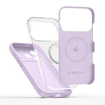 iPhone 17 Pro Tech-Protect flydende silikone cover - MagSafe-kompatibel - Lilla