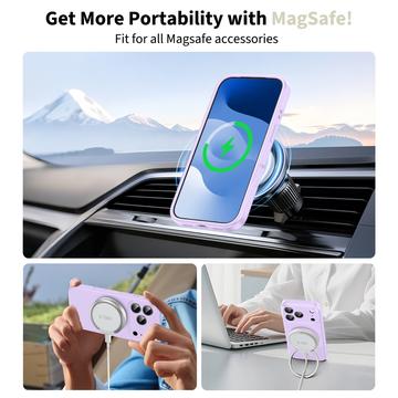 iPhone 17 Pro Tech-Protect flydende silikone cover - MagSafe-kompatibel - Lilla