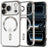 iPhone 17 Pro Tech-Protect MagFlex Cover - MagSafe-kompatibelt - Klar / Sølv