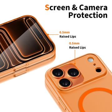 iPhone 17 Pro Tech-Protect MagSlim MagSafe Cover - Mat / Kosmisk Orange