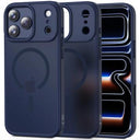 iPhone 17 Pro Tech-Protect Magmat Cover - MagSafe Kompatibel - Dybblå