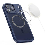 iPhone 17 Pro Tech-Protect Magmat Cover - MagSafe Kompatibel - Dybblå