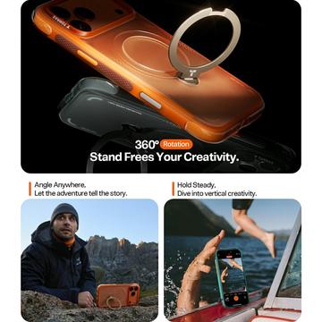 iPhone 17 Pro Torras Ostand Q3 Air MagSafe cover - Orange
