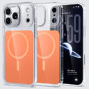 iPhone 17 Pro Tofarvet hybrid cover - MagSafe-kompatibel - Orange