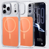 iPhone 17 Pro Tofarvet hybrid cover - MagSafe-kompatibel - Orange