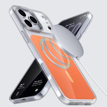 iPhone 17 Pro Tofarvet hybrid cover - MagSafe-kompatibel - Orange