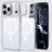 iPhone 17 Pro Tofarvet hybrid cover - MagSafe-kompatibel - hvid