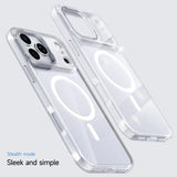 iPhone 17 Pro Tofarvet hybrid cover - MagSafe-kompatibel - hvid