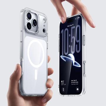 iPhone 17 Pro Tofarvet hybrid cover - MagSafe-kompatibel - hvid