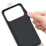 iPhone 17 Pro Vertikal Flip Etui med Kortholder - Hvid