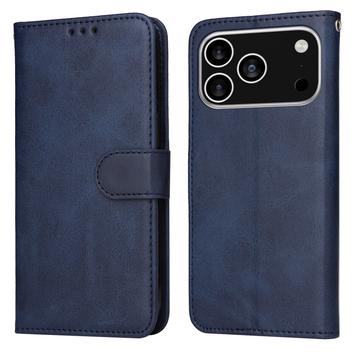 iPhone 17 Pro Pung Etui med Stativ - blå