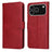iPhone 17 Pro Pung Etui med Stativ - rød