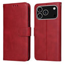 iPhone 17 Pro Pung Etui med Stativ - rød