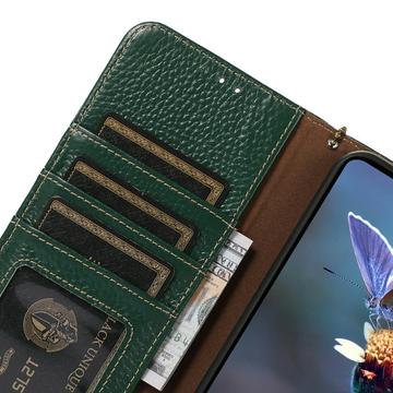 iPhone 17 Pro Læderpung med RFID - Grøn