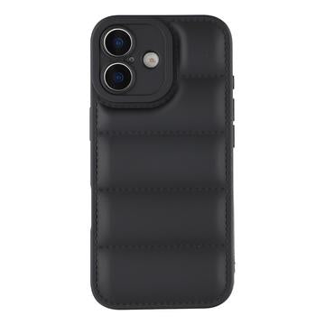 iPhone 17 Pufferjakke Stødfast TPU-cover - Sort
